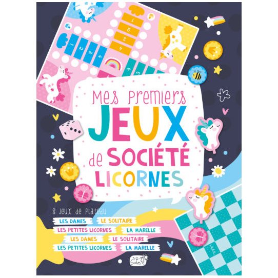 Mes premiers jeux de société - Licornes