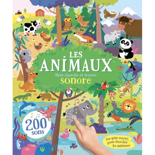 Cherche et trouve sonore les animaux - 200 sons