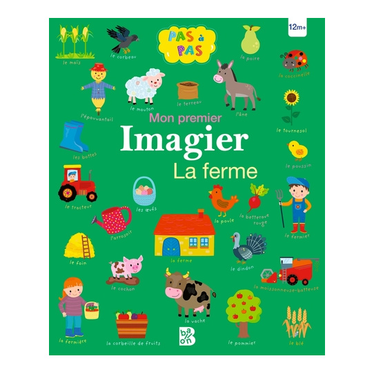 Pas à pas - Mon premier imagier : La ferme