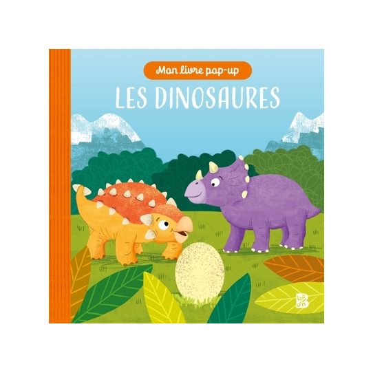 Ballon + Livre pop-up Les dinosaures