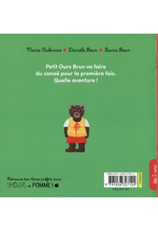 Petit Ours Brun fait du canoë