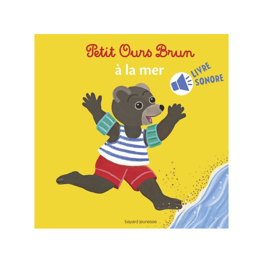 Mini Sonore Petit Ours Brun à la mer