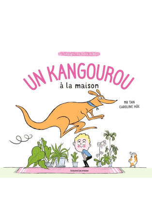 Un kangourou à la maison
