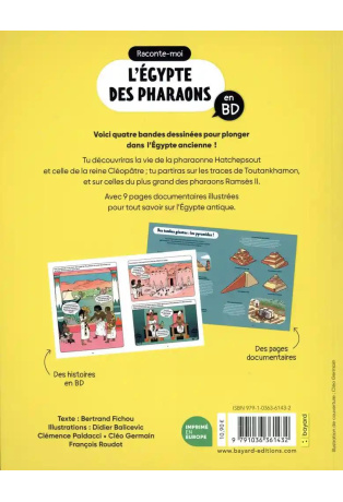 Raconte-moi l'Égypte des pharaons en BD