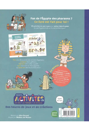 100% activités Égypte des pharaons
