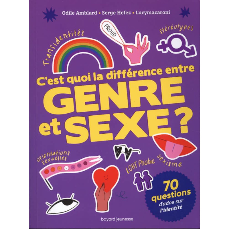 C'est quoi la différence entre genre et sexe? C'est quoi la différence entre genre et sexe?