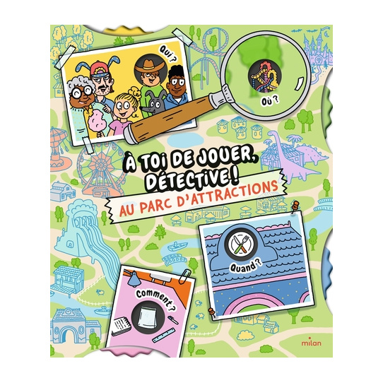 À toi de jouer, détective ! Au parc d'attractions