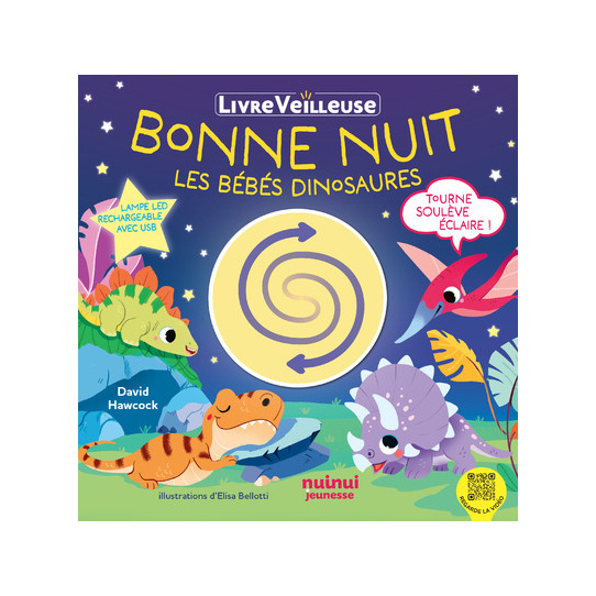 Bonne nuit les bébés dinosaures - Livre veilleuse