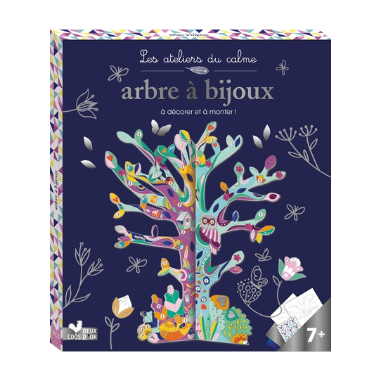 arbre à bijoux  - boîte avec accessoires