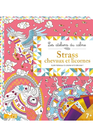 Strass Chevaux et licornes - boîte avec accessoires