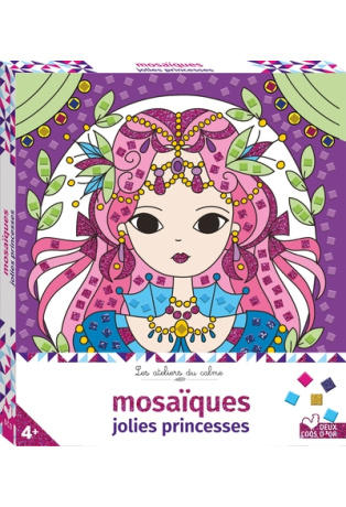 Mosaïques jolies princesses - boîte avec acccessoires