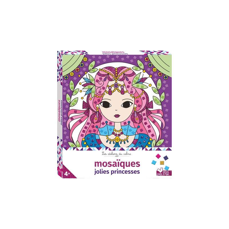 Mosaïques jolies princesses - boîte avec acccessoires