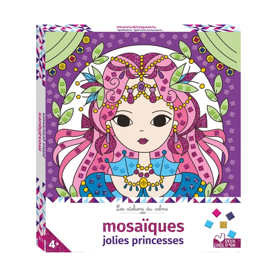 Mosaïques jolies princesses - boîte avec acccessoires