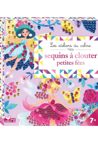 Sequins à clouter fées - boîte avec accessoires