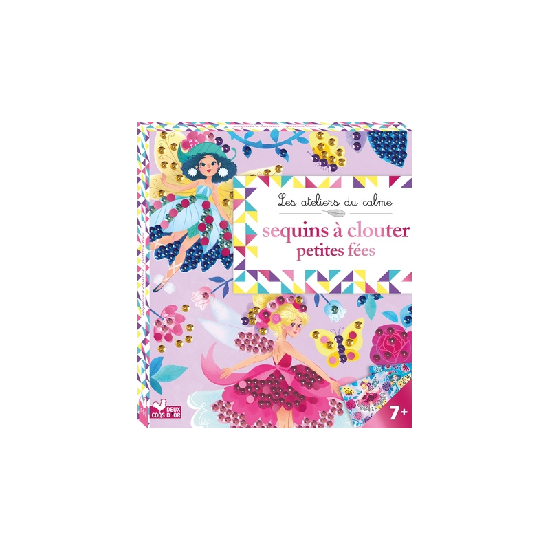 Sequins à clouter fées - boîte avec accessoires