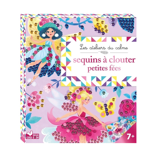 Sequins à clouter fées - boîte avec accessoires