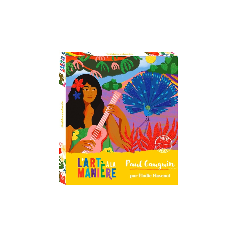 L'art à la manière Paul Gauguin - sables - boîte avec accessoires