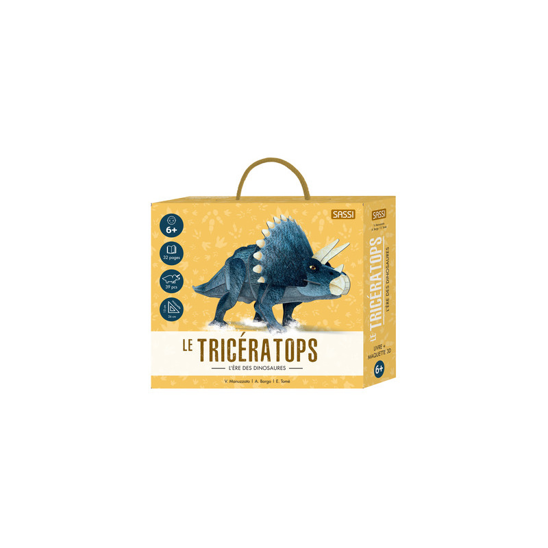 3D Dinosaures. Le tricératops