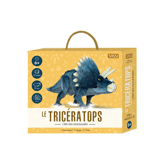 3D Dinosaures. Le tricératops
