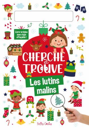 Cherche et trouve Les lutins malins - Avec 1 feutre effaçable