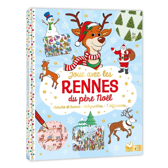 Joue avec les rennes du père Noël Joue avec les rennes du père Noël
