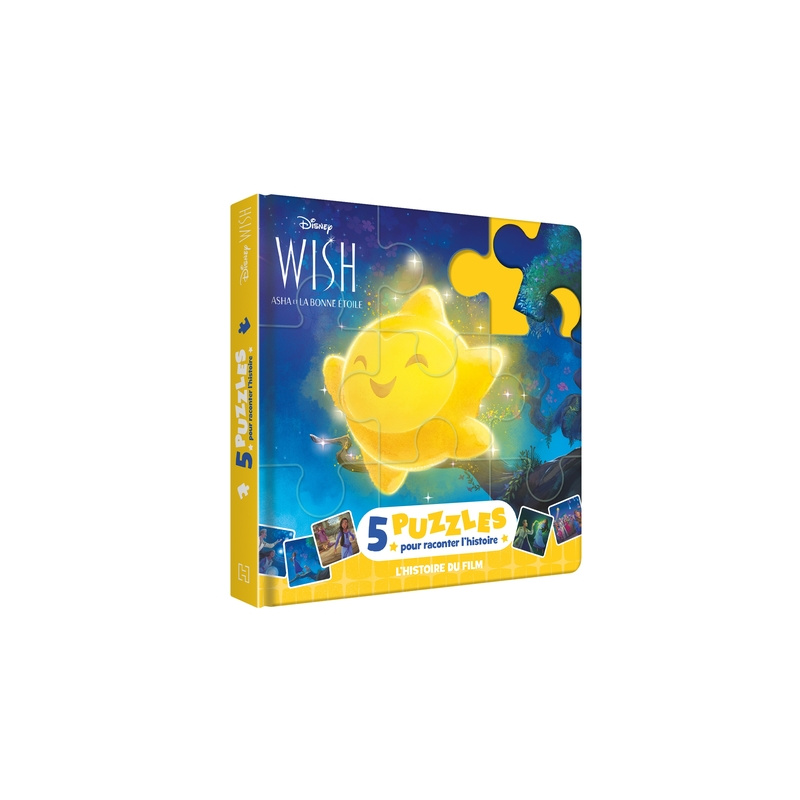 WISH, ASHA ET LA BONNE ÉTOILE - Mon Petit Livre Puzzle