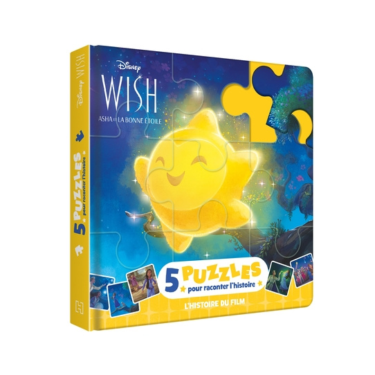 WISH, ASHA ET LA BONNE ÉTOILE - Mon Petit Livre Puzzle