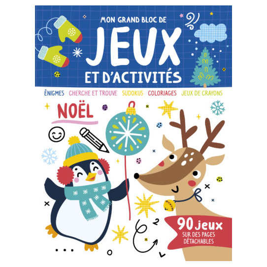 Noël - 90 jeux sur des pages détachables Noël - 90 jeux sur des pages détachables
