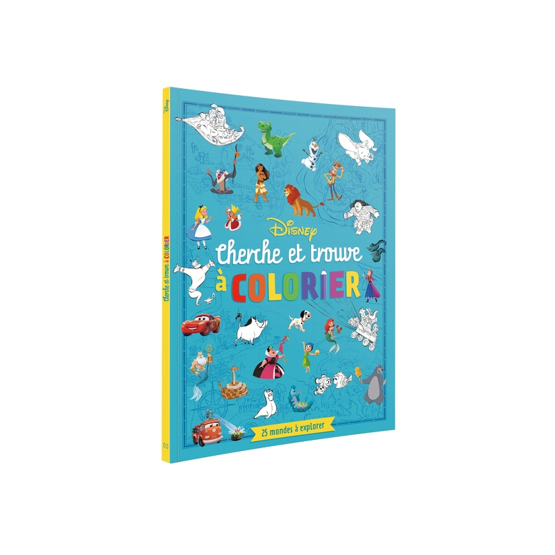 Cherche et Trouve à colorier - 25 mondes à explorer