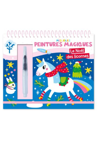 Le Noël des licornes - Avec 1 pinceau