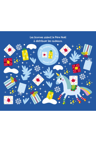 Le Noël des licornes - Avec 1 pinceau