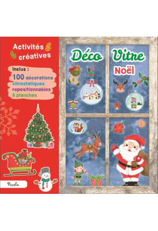 Déco vitre Noël