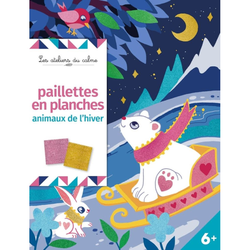 Paillettes en planche animaux de l'hiver Paillettes en planche animaux de l'hiver