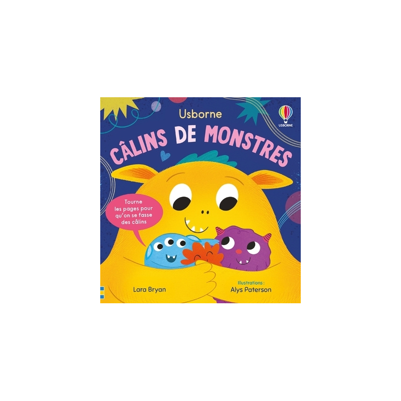 Câlins de monstres - Mon livre des câlins