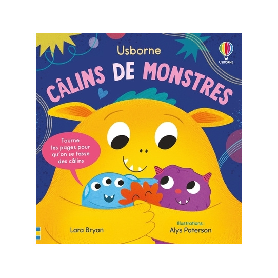 Câlins de monstres - Mon livre des câlins